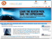 Tablet Screenshot of pioneerelabs.com